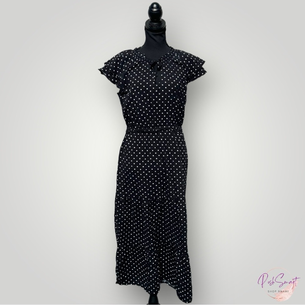 Old Navy Polk-A-Dot Maxi Dress | Size M